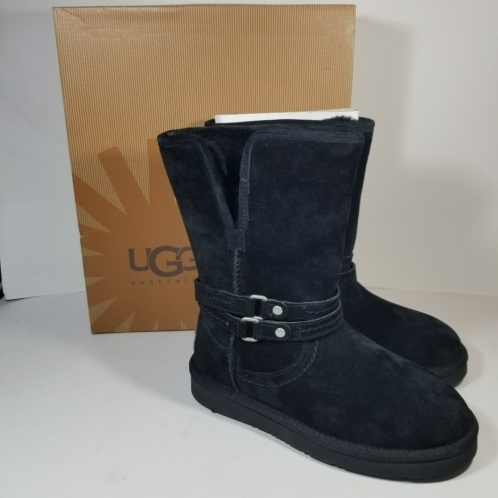 Women's UGG Boots Palisade Black Size 5 NEW - Picture 1 of 5